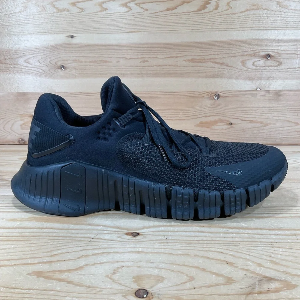 Nike Free Metcon 4 Shoe Black Mens 14 NFL New England Patriots Issued CT3886-007